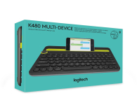 Logitech K480 czarno-żółta - 292544 - zdjęcie 9